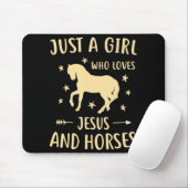 Geschenke für Mädchen und Pferde Mousepad (Mit Mouse)