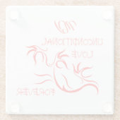 GESCHENKE FÜR MAMA, SCHWESTER, DAUGHTER, FREUND, F GLASUNTERSETZER (Rückseite)