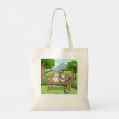 Geschenke für Männer Boris und Natasha Grafik für Tragetasche (Rückseite)