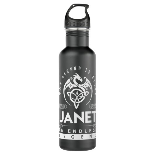 Geschenke für Männer Janet Jackson Geschenk für Mu Edelstahlflasche (Vorderseite)