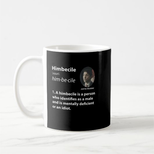 Geschenke für Männer Ministerpräsident Trudeau Gra Kaffeetasse (Links)