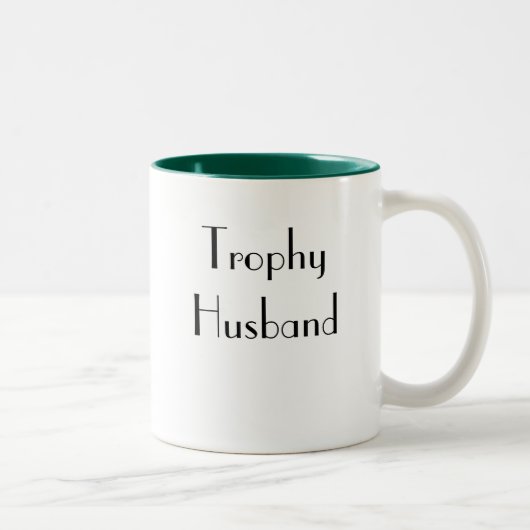 Geschenke für Männer - Trophäe Husband-Tasse Zweifarbige Tasse (Rechts)