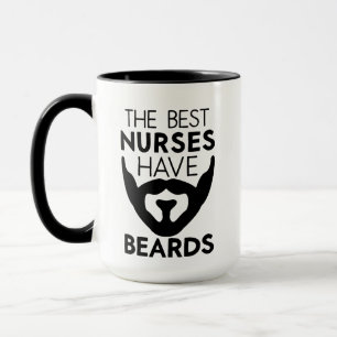 Geschenke für männliche Krankenpfleger, Bärtiger K Tasse
