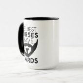 Geschenke für männliche Krankenpfleger, Bärtiger K Tasse (Vorderseite Links)