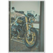 Geschenke für Motorradfahrer Aufkleber (Vorderseite)