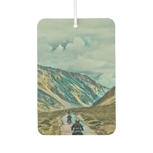 Geschenke für Motorradfahrer Autolufterfrischer (Vorderseite)
