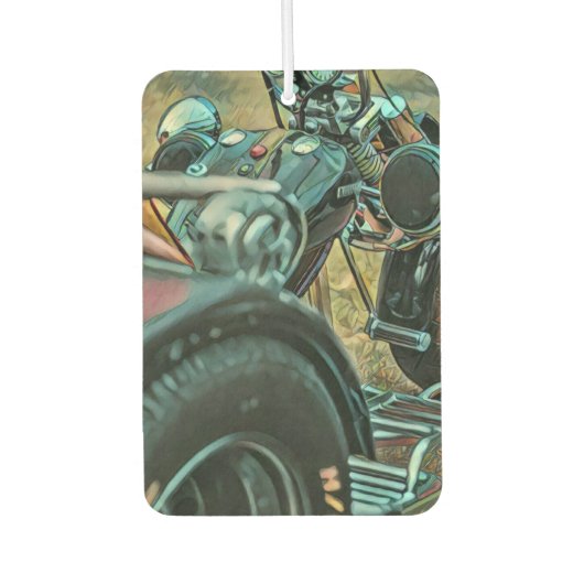 Geschenke für Motorradfahrer Autolufterfrischer (Vorderseite)