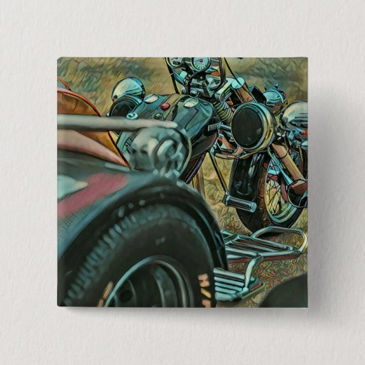 Geschenke für Motorradfahrer Button (Vorderseite)