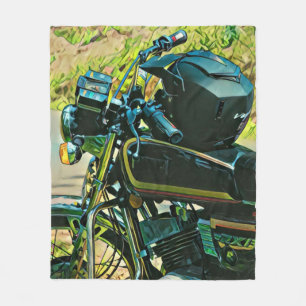 Geschenke für Motorradfahrer Fleecedecke