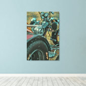 Geschenke für Motorradfahrer Leinwanddruck (Insitu (Holzboden))