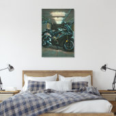Geschenke für Motorradfahrer Leinwanddruck (Insitu (Schlafzimmer))
