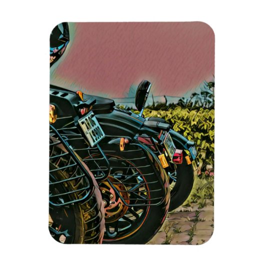 Geschenke für Motorradfahrer Magnet (Vertikal)