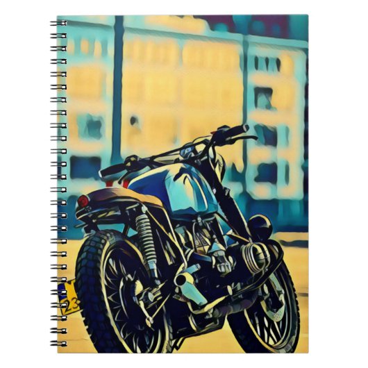 Geschenke für Motorradfahrer Notizblock (Vorderseite)