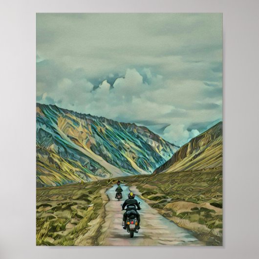 Geschenke für Motorradfahrer Poster (Vorne)
