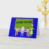 Geschenke für müde Lehrer Karte (Gelbe Blume)