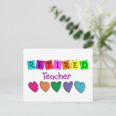 Geschenke für müde Lehrer Postkarte (Stehend Vorderseite)