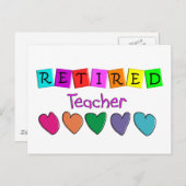 Geschenke für müde Lehrer Postkarte (Vorne/Hinten)