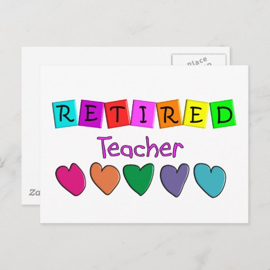 Geschenke für müde Lehrer Postkarte (Vorne/Hinten)