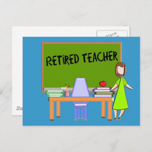 Geschenke für müde Lehrer Postkarte (Vorne/Hinten)