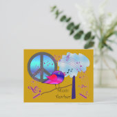 Geschenke für Musiklehrer Postkarte (Stehend Vorderseite)