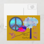 Geschenke für Musiklehrer Postkarte (Vorne/Hinten)