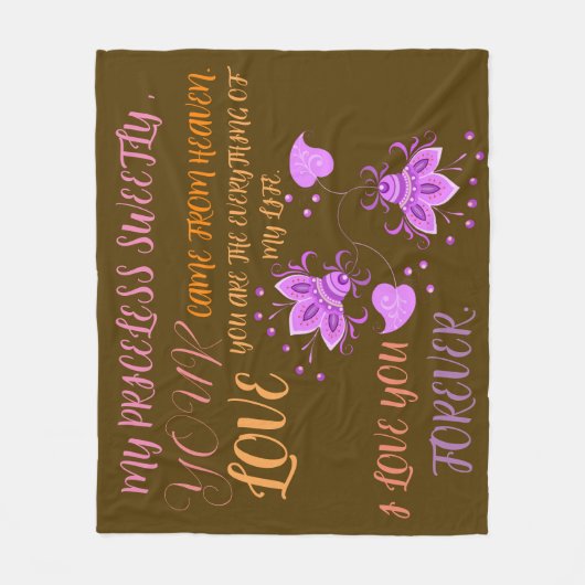 GESCHENKE FÜR NEUJAHR, GEBURTSTAG, VALENTINE, WEDD FLEECEDECKE (Vorderseite)