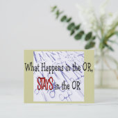 Geschenke für Operationen Postkarte (Stehend Vorderseite)