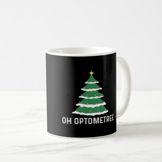 Geschenke für Optometristen Optometrie Kaffeetasse (VorderseiteRechts)