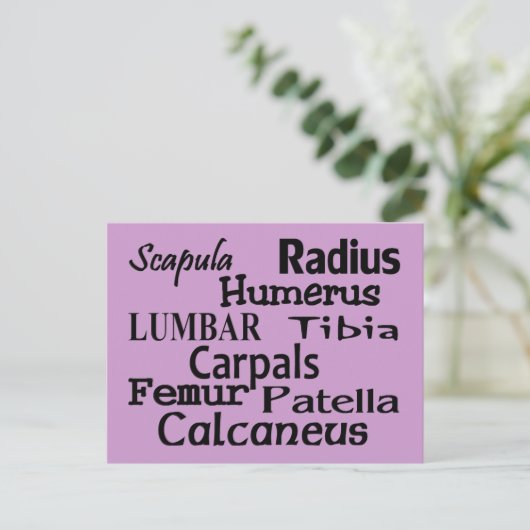 Geschenke für Orthopädie Postkarte (Stehend Vorderseite)