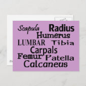 Geschenke für Orthopädie Postkarte (Vorne/Hinten)