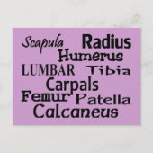 Geschenke für Orthopädie Postkarte (Vorderseite)