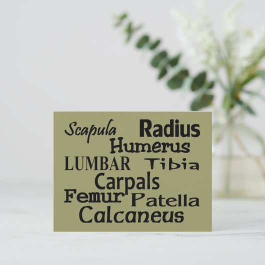 Geschenke für Orthopädie Postkarte (Stehend Vorderseite)