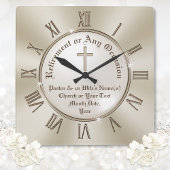 Geschenke für Pastoren oder JEDE Gelegenheit Quadratische Wanduhr