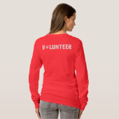 Geschenke für Paws Long Sleeve T - Shirt Volunteer (Schwarz voll)
