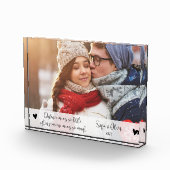 Geschenke für personalisierte Fernbeziehungen Fotoblock (Rechts)