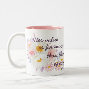 Geschenke für personalisierte JW-Schwestern - Spri Zweifarbige Tasse