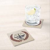 Geschenke für Personalisierte Rechtsanwälte der Ge Rechteckiger Pappuntersetzer (Vor Ort)