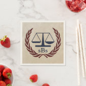 Geschenke für Personalisierte Rechtsanwälte der Ge Serviette (Beispiel)