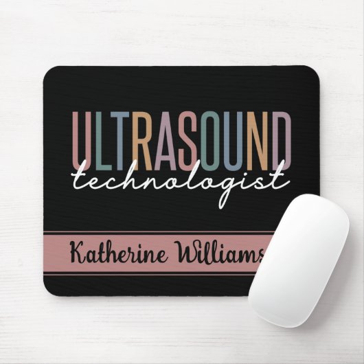 Geschenke für personalisierte Ultraschalltechniker Mousepad (Mit Mouse)