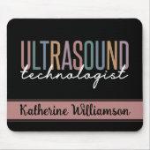 Geschenke für personalisierte Ultraschalltechniker Mousepad (Vorne)