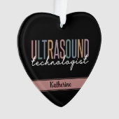 Geschenke für personalisierte Ultraschalltechniker Ornament (Vorderseite)