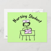 Geschenke für Pflegestudenten Postkarte (Vorne/Hinten)