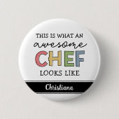Geschenke für Phantastische Koch nach Maß | Bester Button (Vorderseite)