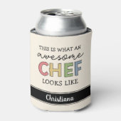 Geschenke für Phantastische Koch nach Maß | Bester Dosenkühler (Kanne Vorderseite)