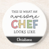 Geschenke für Phantastische Koch nach Maß | Bester Getränkeuntersetzer (Vorne)