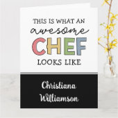 Geschenke für Phantastische Koch nach Maß | Bester Karte (Gelbe Blume)