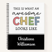 Geschenke für Phantastische Koch nach Maß | Bester Notizblock (Vorderseite)