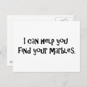 Geschenke für Psychiater Postkarte (Vorne/Hinten)