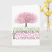 Geschenke für Schulberater Karte (Gelbe Blume)