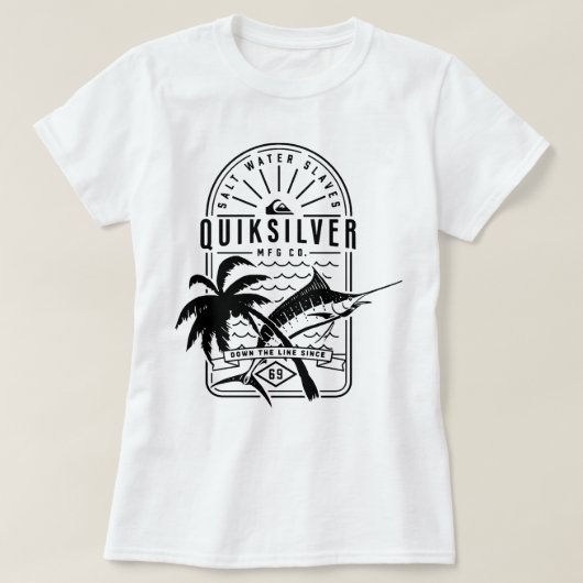 Geschenke für Schwarz Quicksilver Coole Geschenke T-Shirt (Design vorne)